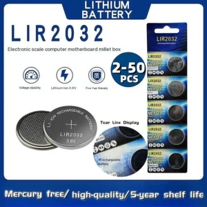 꼭 알아두자 2-50PCS LIR2032 편리하게 충전식 배터리 2032 리튬 충전은 시계 코인 배터리 용 3.6v 40mAH CR2032를 대체 할 수 있습니다 알짜배기만 골라가세요