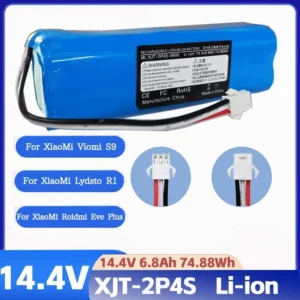 감사한 마음으로 준비한 2024 100% 오리지널 XiaoMi Viomi S9 Lydsto R1 Roidmi Eve Plus 14.4V 리튬 배터리 2P4S 5200mAh 6800mAh 9800mAh 12800mAh 핫한 정보입니다