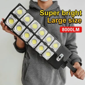 이것만 보고가기 250W 태양광 조명 야외 방수 8000LM LED 홍수 조명 모션 센서 원격 3 모드 가로등 마당 정원 경로 후회하지 않습니다