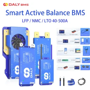 올해 최고의 픽 DALY 스마트 BMS 액티브 밸런스 BMS Lifepo4 3S 4S 12V 8S 24V 16S 48V 250A 3.2V 리튬 이온 3.7V LTO 배터리 블루투스 전기 자전거 확인해보세요