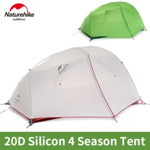 특별한 날을 맞아 Naturehike 스타 리버 2 캠핑 텐트 4 시즌 1-2 사람 야외 하이킹 20D 실리콘 방수 더블 레이어 초경량 사이클링 꼭 확인해보세요