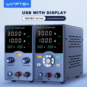 궁금한 소식 Wanptek DC 실험실 전원 공급 장치 USB 출력 디스플레이가 있는 조정 가능한 30V 60V 120V 조정 가능한 규제 실험실 벤치 전원 공급 장치 무조건 확인