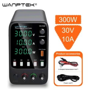 올해 필수 Wanptek 조절식 DC 전원 공급기 30V 10A 60V 5A 연구실 벤치 전원 출처 안정된 전원 공급 전압 조절기 스위치 120V 리뷰 해보겠습니다
