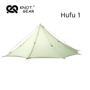 새롭게 변신한 매듭 Hufu1 야외 캠핑 피라미드 텐트 경량 20D 더블 실리콘 하이킹 여행 배낭 1P-2P 팔각형 텐트 후회하지 않습니다