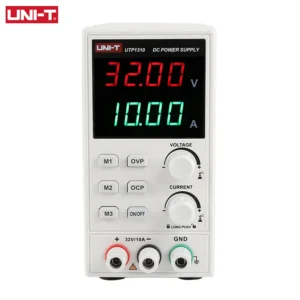 UNI-T UTP1310 DC 실험실 전원 공급 장치 32V 10A 전류 조정 가능한 4 자리 디스플레이 전화 수리를위한 AC 110V/220V 전압 조정기