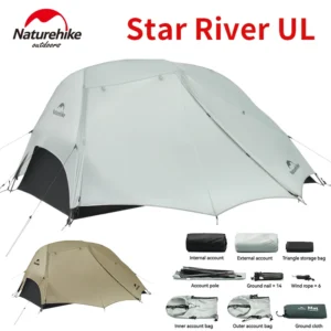 꼭 보고싶은 2025&nbsp;요즘 sns에서 난리난 Naturehike Star River UL 천막 초경량 2 명 더블 레이어 방수 방풍 삼계절 하이킹 캠핑 텐트 2024 새로운&nbsp; 리뷰 최다로 엄선된 최고의 제품을 소개합니다.