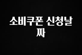 바로클릭 소비쿠폰 신청날짜 요약본만 확인해보세요