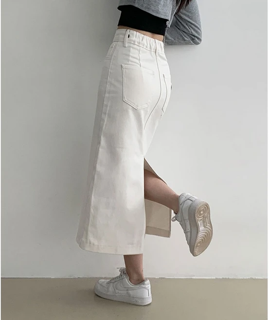 바로클릭 롱스커트 클릭 한번해보세요