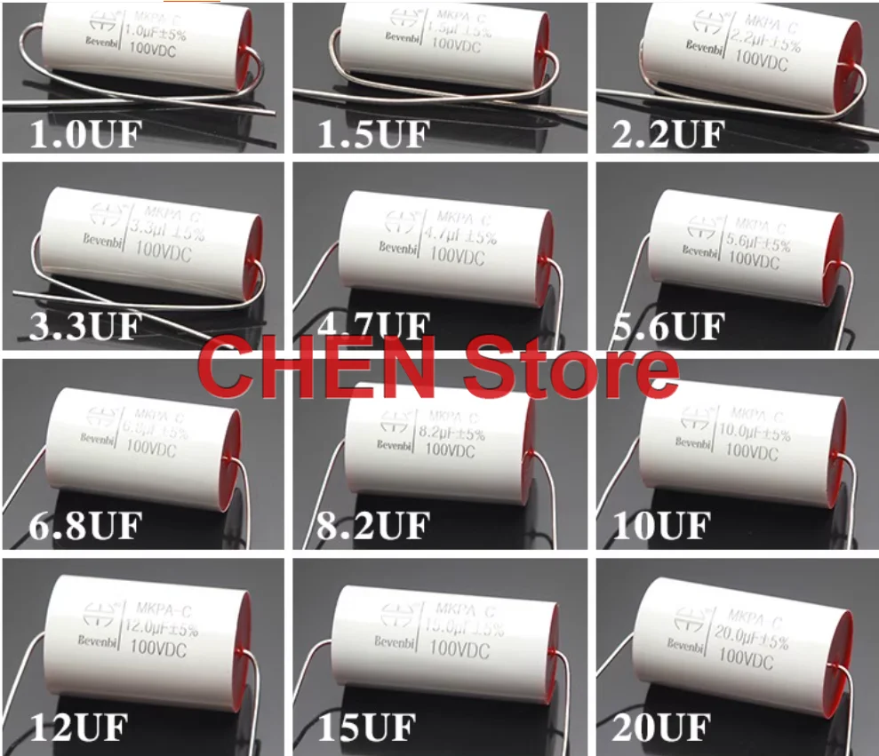 인기좋은 이유 2025 요즘 sns에서 난리난 2PCS 무료 배송 BEVENBI MKPA-C 100V 0.68uF-20uF 금속화 폴리프로필렌 폴리에스테르 필름 스피커 주파수 분배기 커패시터  리뷰 최다로 엄선된 최고의 제품을 소개합니다.