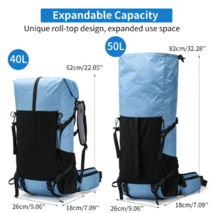 사랑을 담은 선물 2025&nbsp;요즘 sns에서 난리난 40리터 ‌ 초경량 하이킹 배낭 트레킹 캠핑 및 체육관용 조절 가능한 롤탑 배낭 – 방수 트레일 데이팩 1160g&nbsp; 리뷰 최다로 엄선된 최고의 제품을 소개합니다.