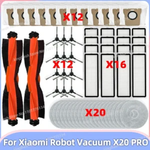 꾸준한 사랑을 받은 2026&nbsp;요즘 sns에서 난리난 ( 샤오미 Xiaomi Robot Vacuum X20 PRO / D102GL ) 호환 진공 청소기 부품 메인 롤러 사이드 브러시 헤파 필터 걸레 천 먼지 봉투&nbsp; 리뷰 최다로 엄선된 최고의 제품을 소개합니다.
